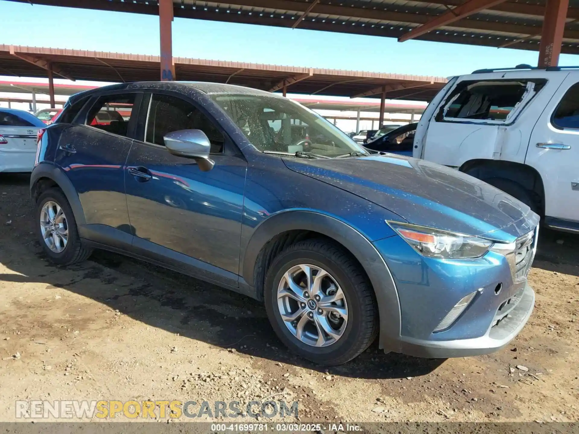 1 Photograph of a damaged car JM1DKDB7XK1419841 MAZDA CX-3 2019