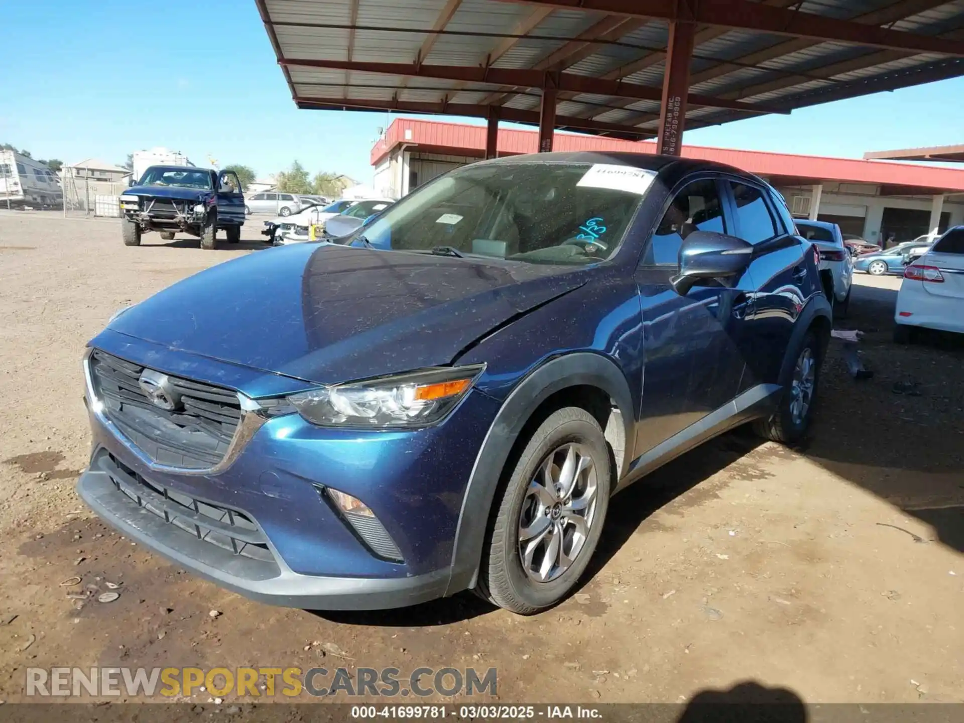 2 Photograph of a damaged car JM1DKDB7XK1419841 MAZDA CX-3 2019