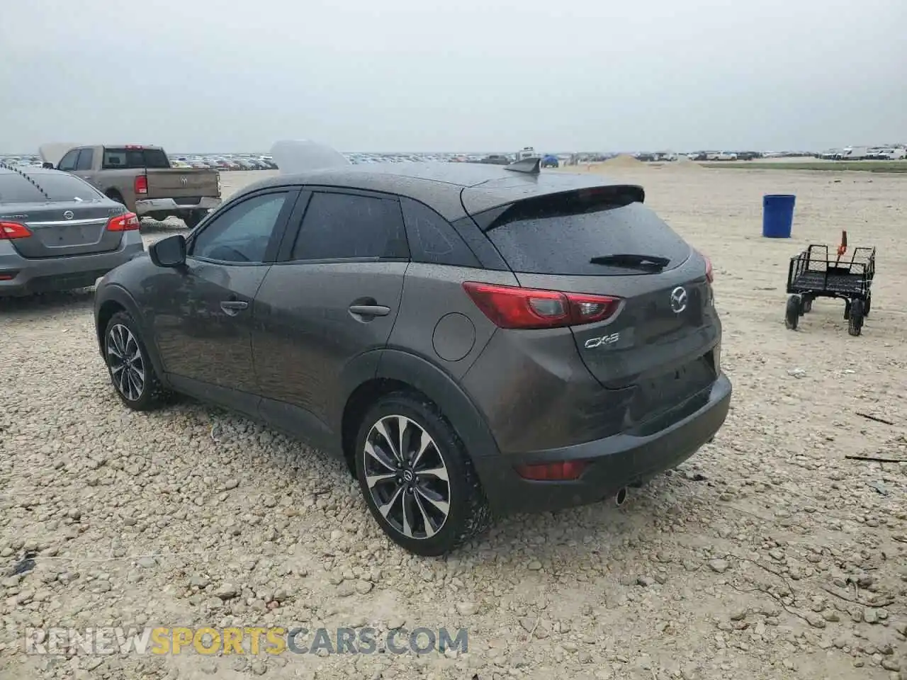 2 Photograph of a damaged car JM1DKDC71K1408158 MAZDA CX-3 2019