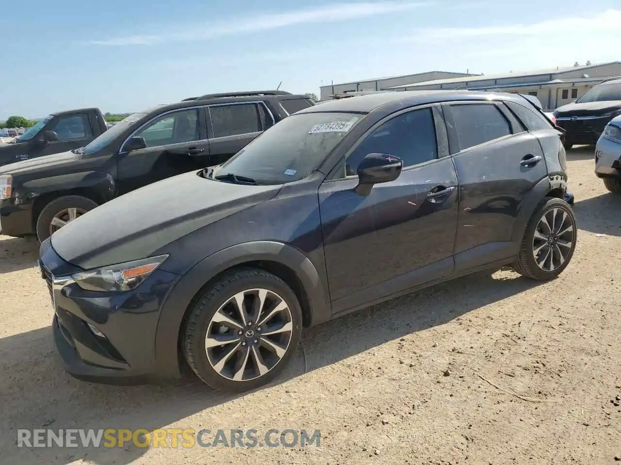 1 Photograph of a damaged car JM1DKDC73K0424349 MAZDA CX-3 2019