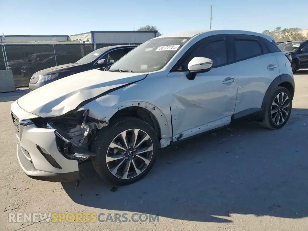1 Photograph of a damaged car JM1DKDC73K0445038 MAZDA CX-3 2019
