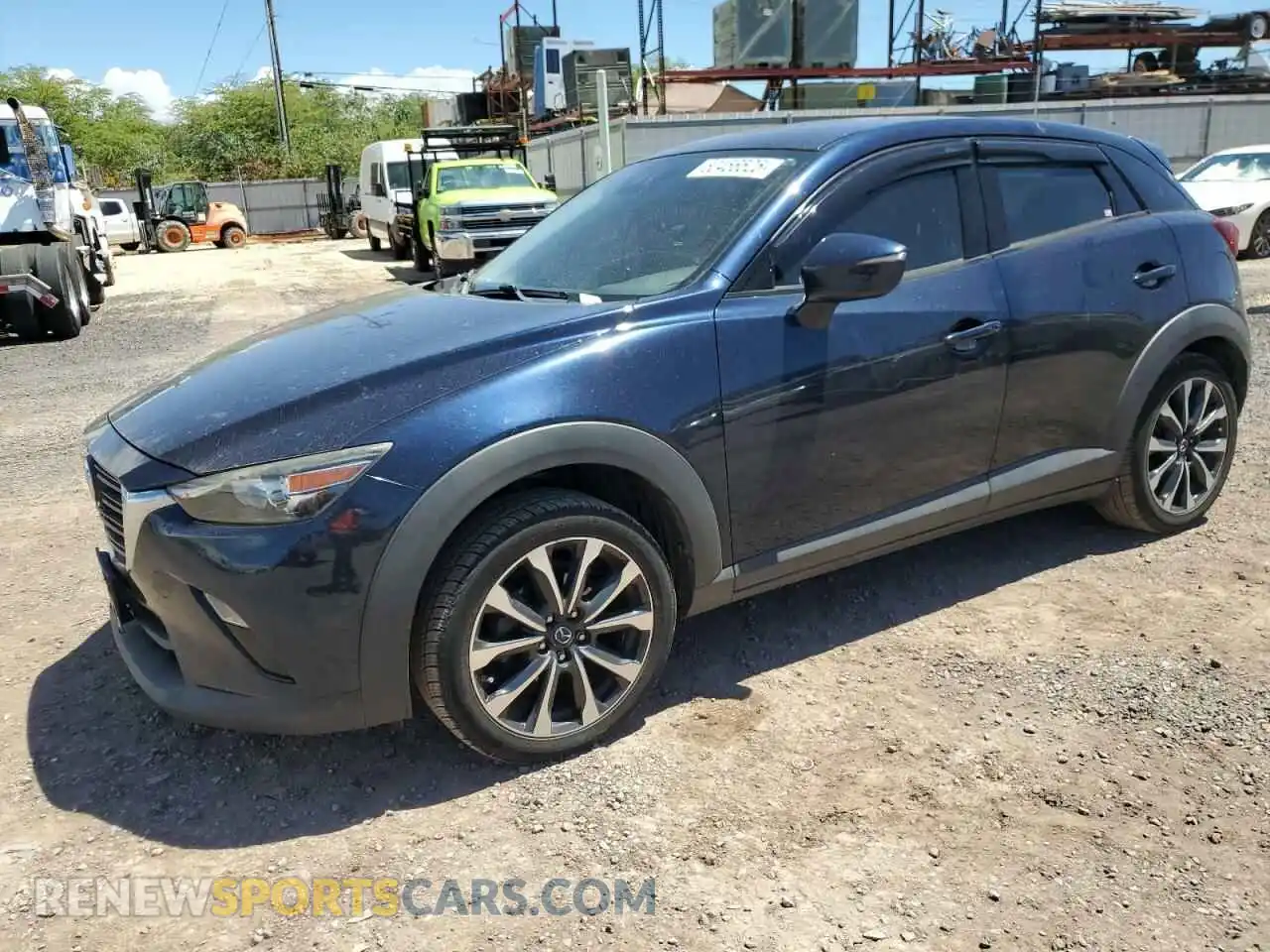 1 Photograph of a damaged car JM1DKDC77K0403035 MAZDA CX-3 2019