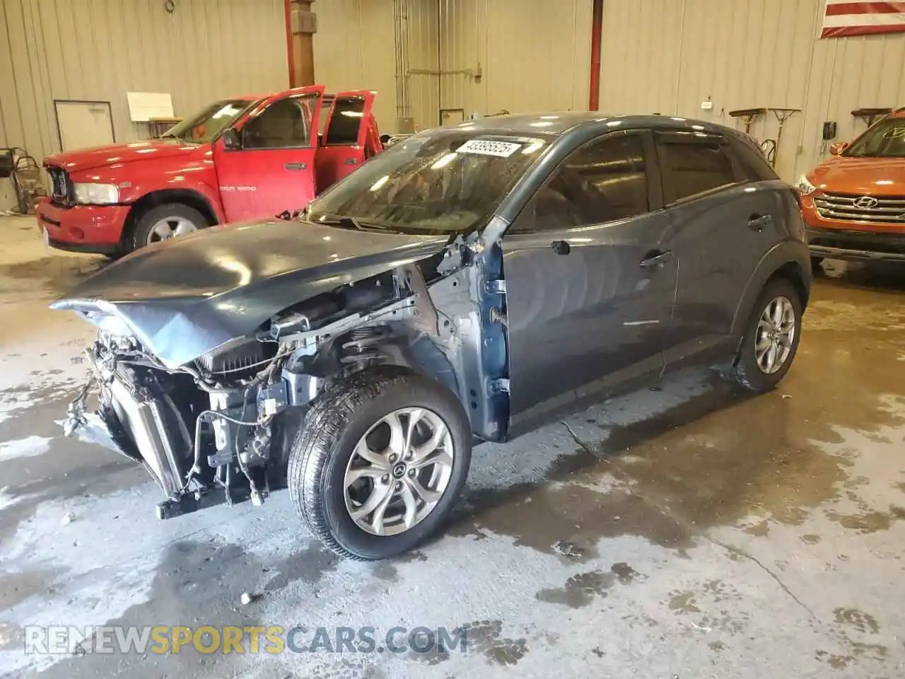 1 Photograph of a damaged car JM1DKFB71K0449117 MAZDA CX-3 2019