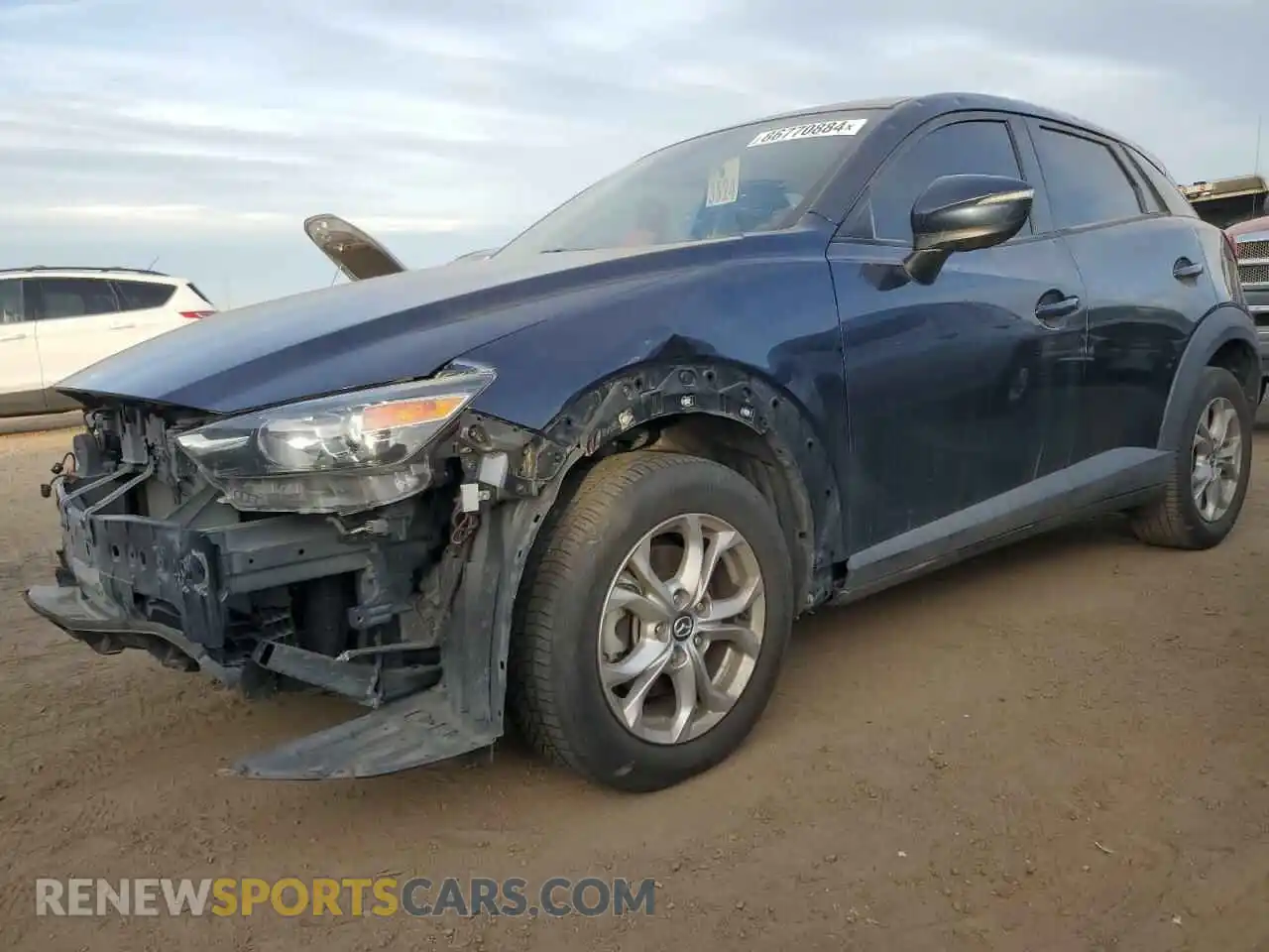 1 Photograph of a damaged car JM1DKFB71K1454599 MAZDA CX-3 2019