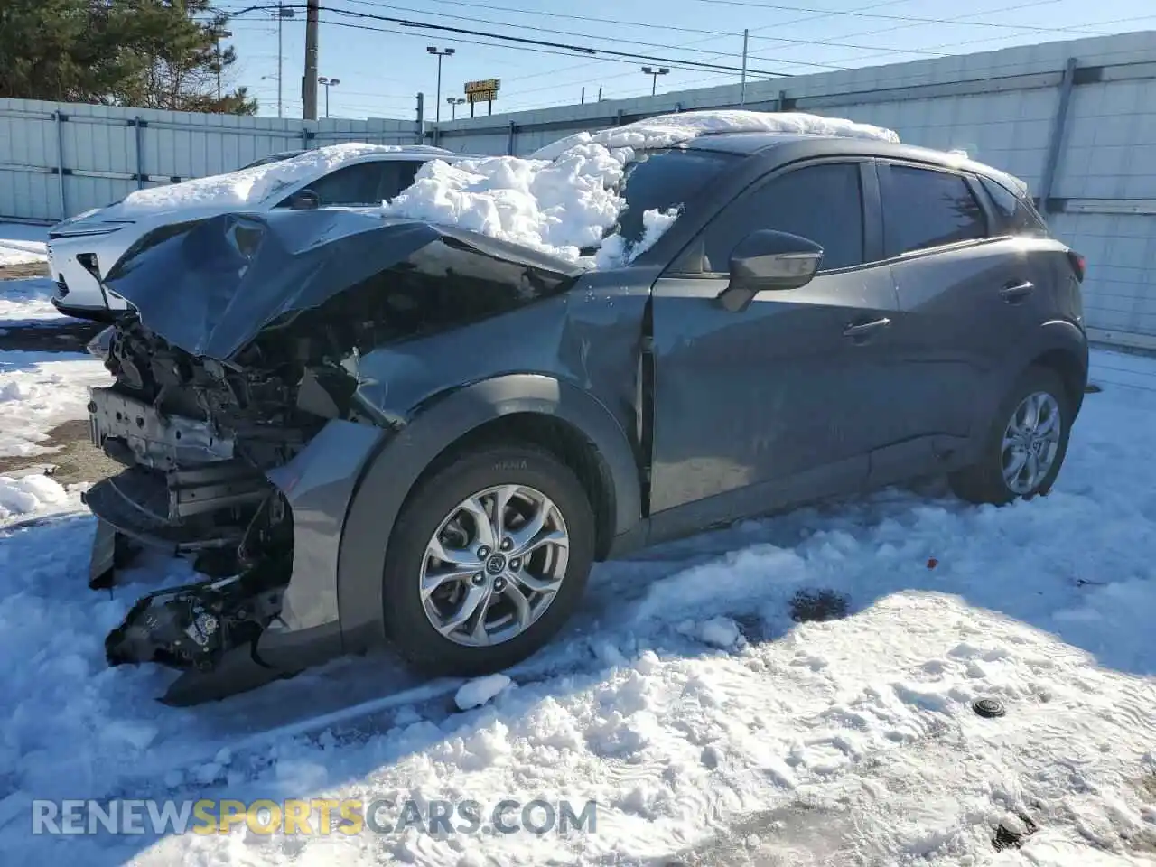 1 Photograph of a damaged car JM1DKFB73K0406480 MAZDA CX-3 2019