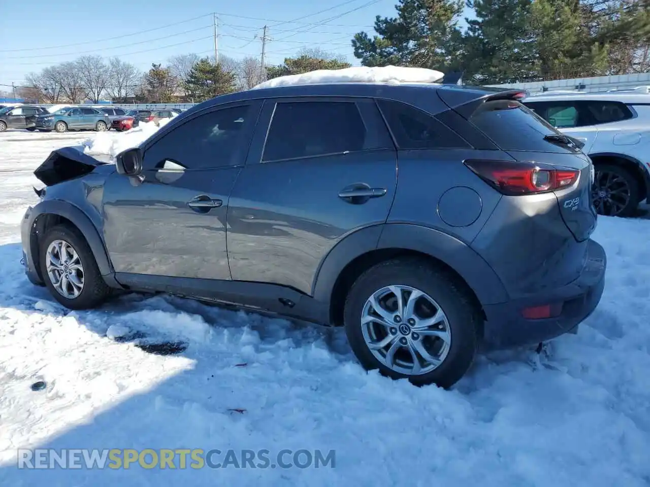 2 Photograph of a damaged car JM1DKFB73K0406480 MAZDA CX-3 2019