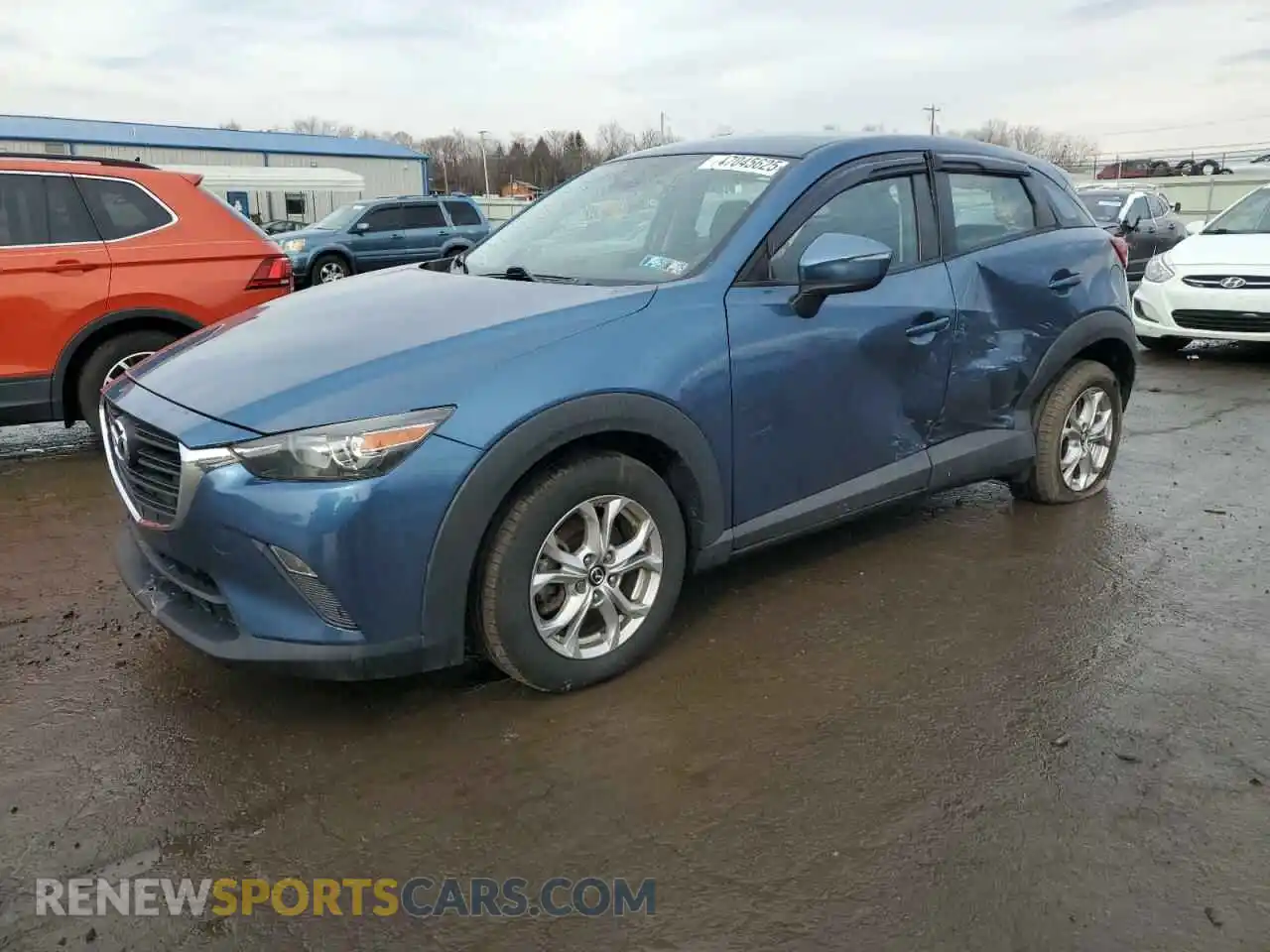 1 Photograph of a damaged car JM1DKFB73K0413736 MAZDA CX-3 2019