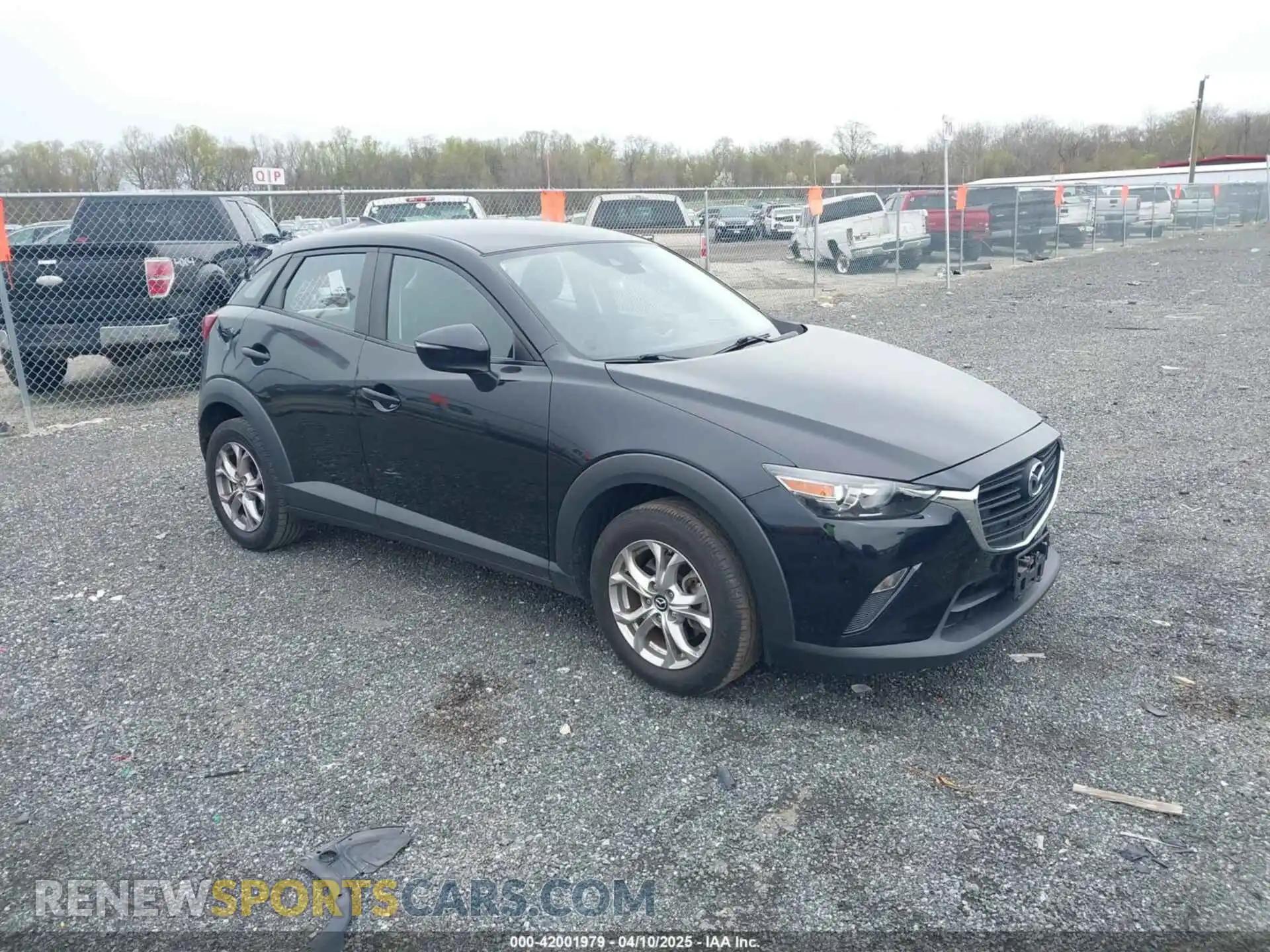 1 Photograph of a damaged car JM1DKFB78K1452445 MAZDA CX-3 2019