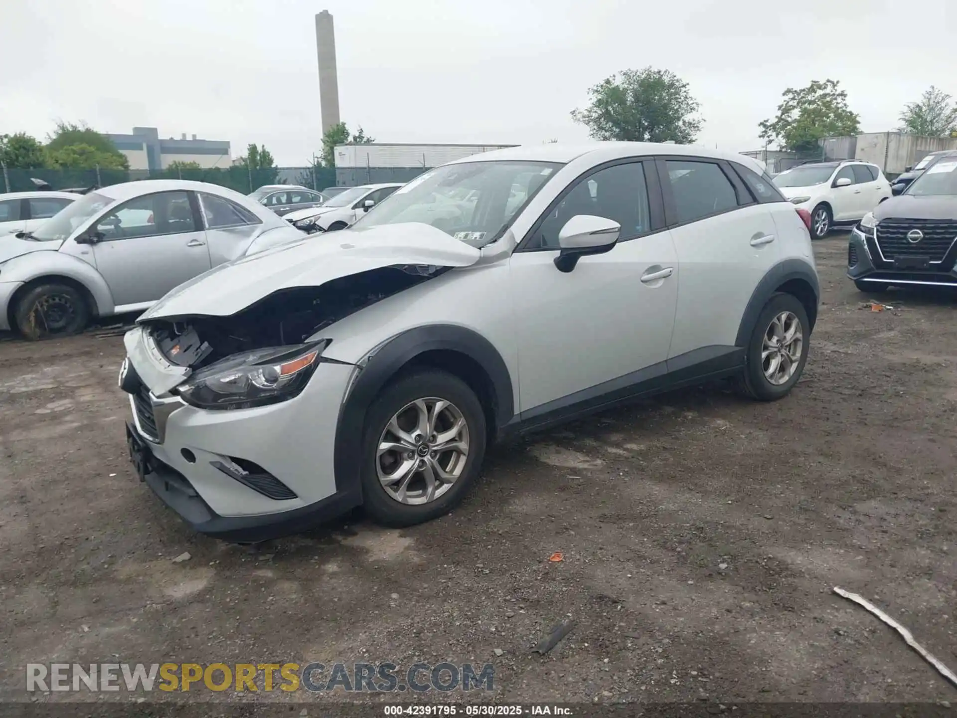 2 Photograph of a damaged car JM1DKFB79K0443792 MAZDA CX-3 2019