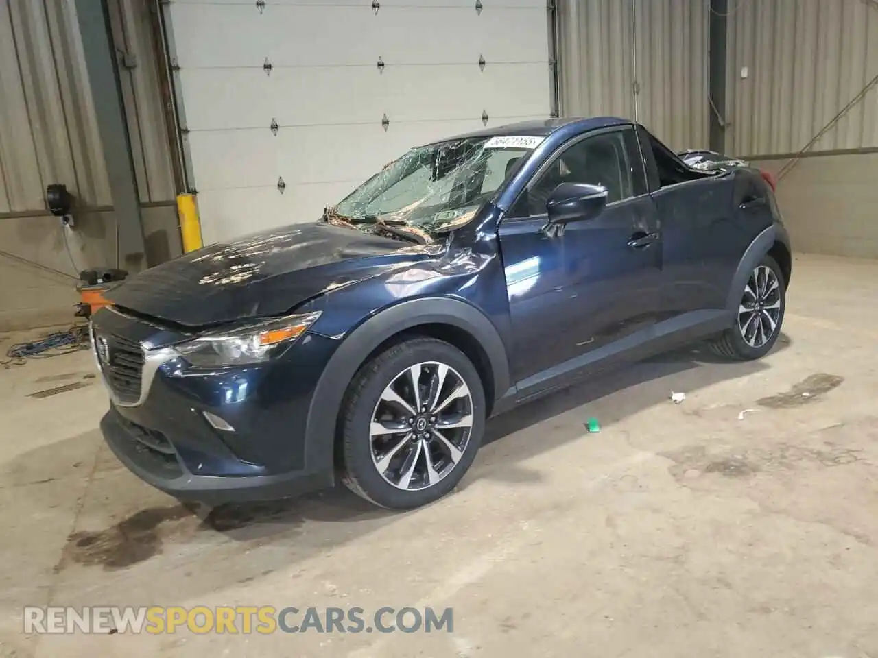 1 Photograph of a damaged car JM1DKFC72K1409055 MAZDA CX-3 2019