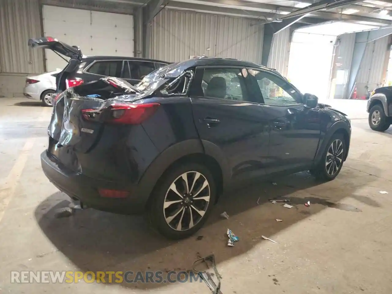 3 Photograph of a damaged car JM1DKFC72K1409055 MAZDA CX-3 2019