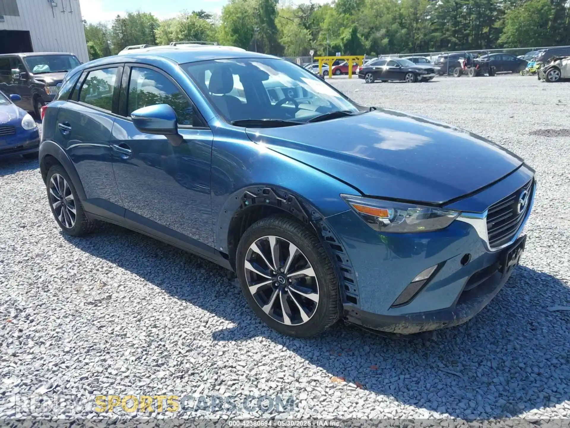 1 Photograph of a damaged car JM1DKFC72K1459583 MAZDA CX-3 2019