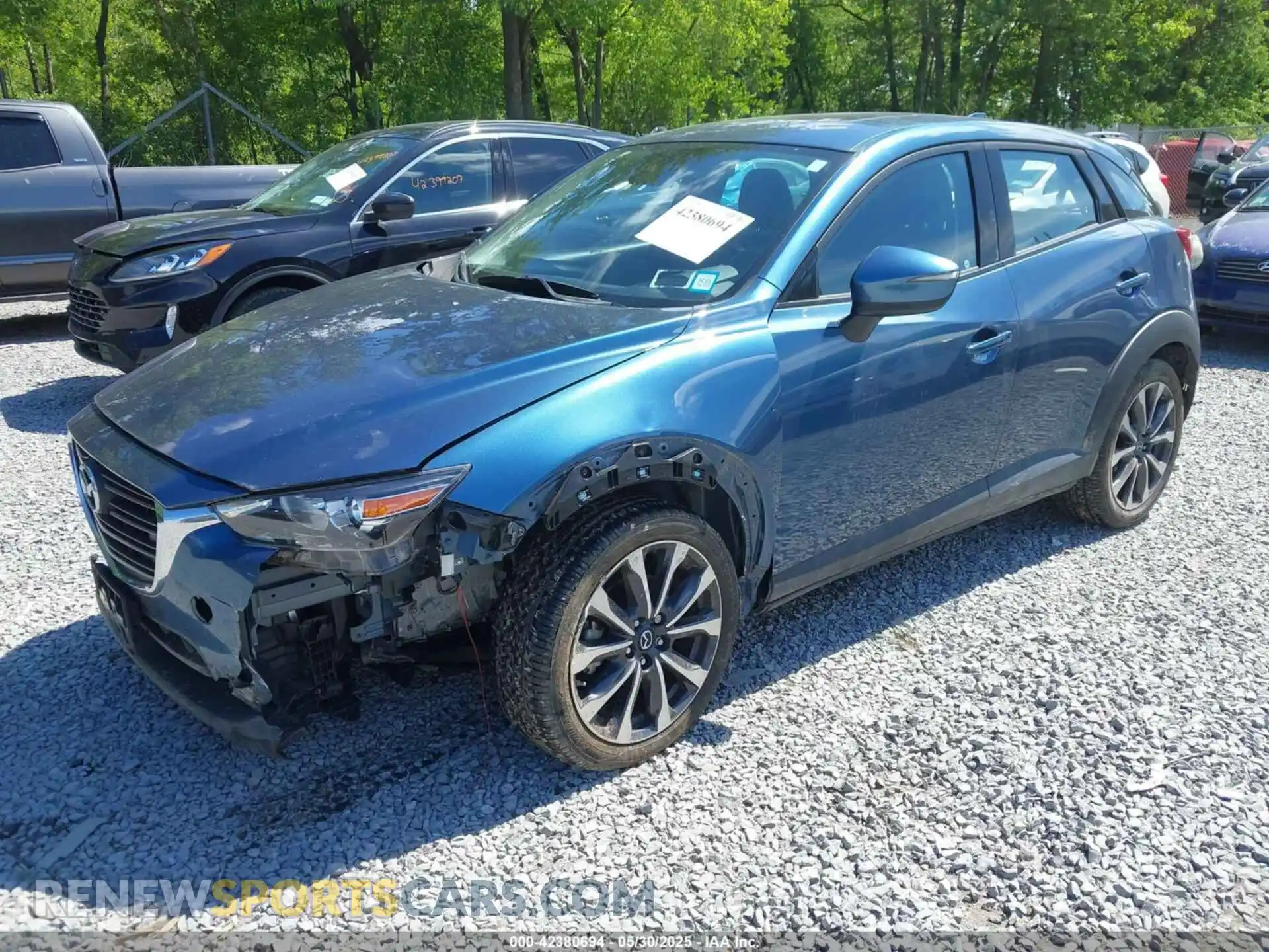 2 Photograph of a damaged car JM1DKFC72K1459583 MAZDA CX-3 2019