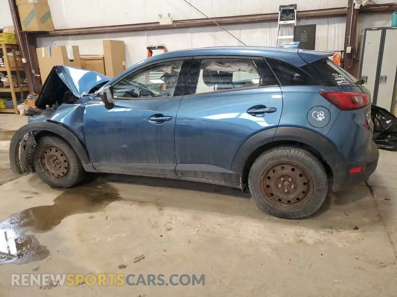2 Photograph of a damaged car JM1DKFC73K1419982 MAZDA CX-3 2019