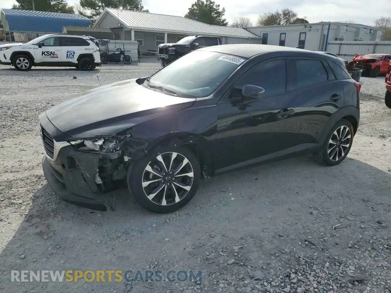 1 Photograph of a damaged car JM1DKFC74K1453221 MAZDA CX-3 2019