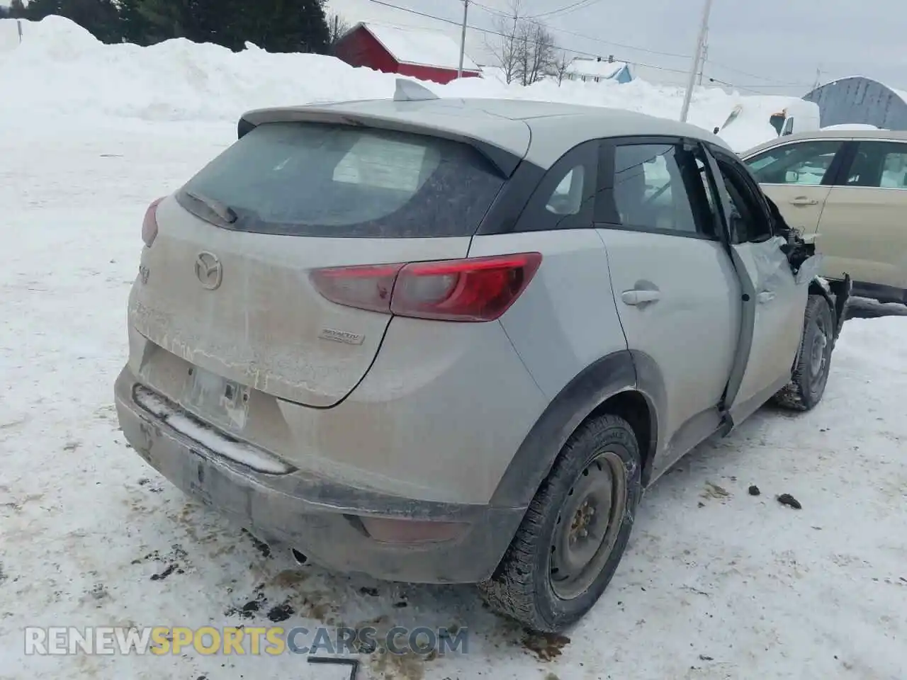 3 Photograph of a damaged car JM1DKFC74K1455843 MAZDA CX-3 2019