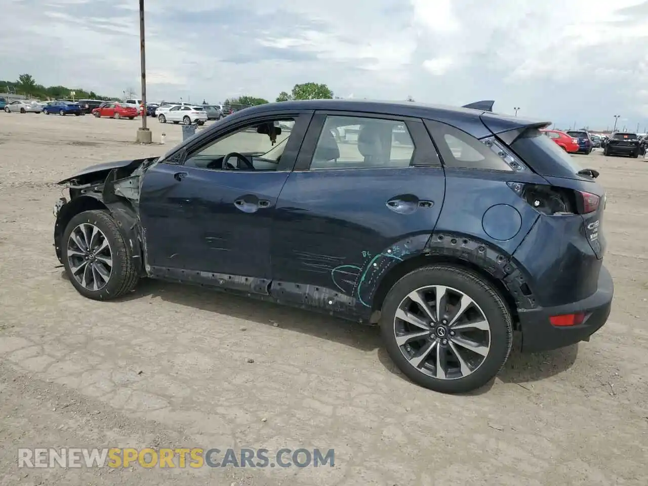 2 Photograph of a damaged car JM1DKFC76K0431405 MAZDA CX-3 2019