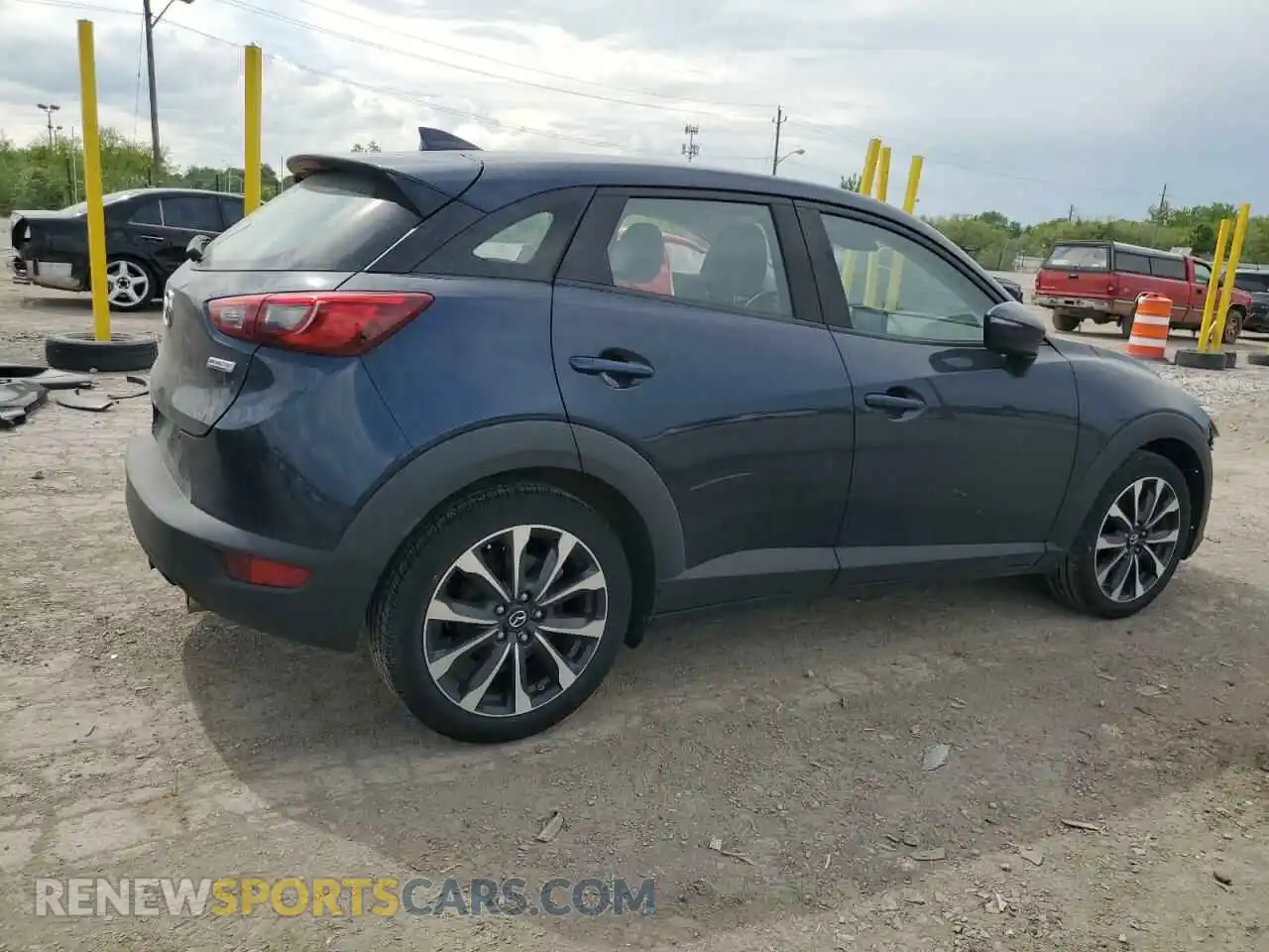 3 Photograph of a damaged car JM1DKFC76K0431405 MAZDA CX-3 2019