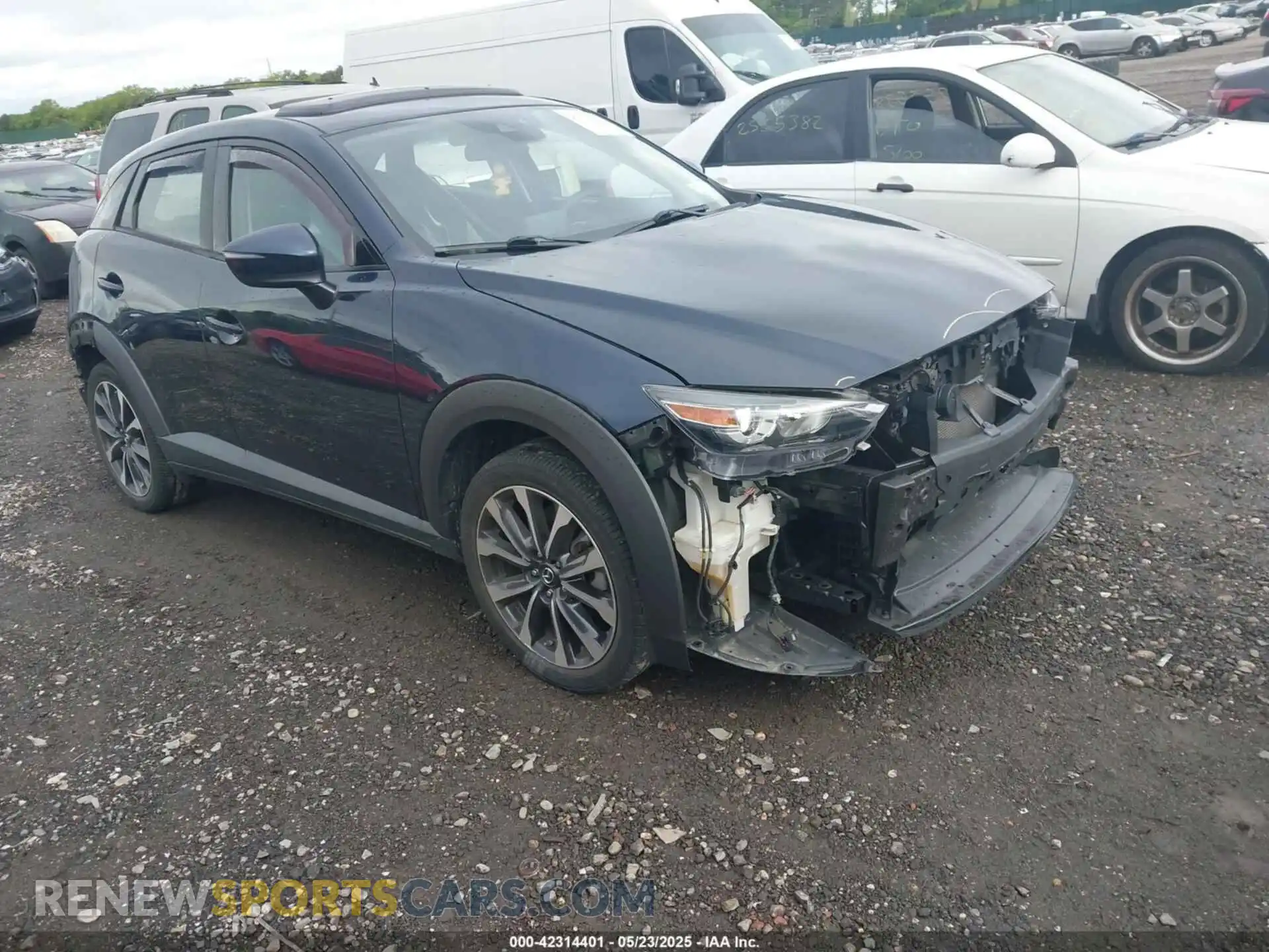 1 Photograph of a damaged car JM1DKFC76K0446440 MAZDA CX-3 2019