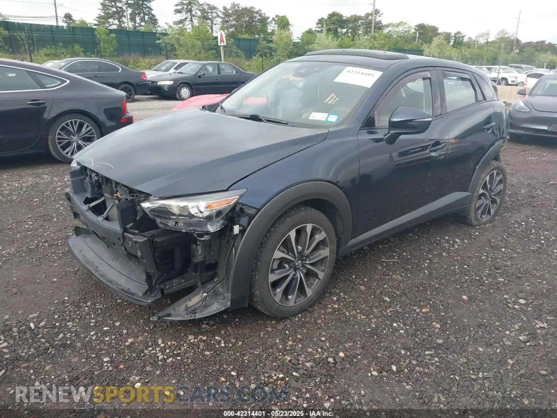 2 Photograph of a damaged car JM1DKFC76K0446440 MAZDA CX-3 2019