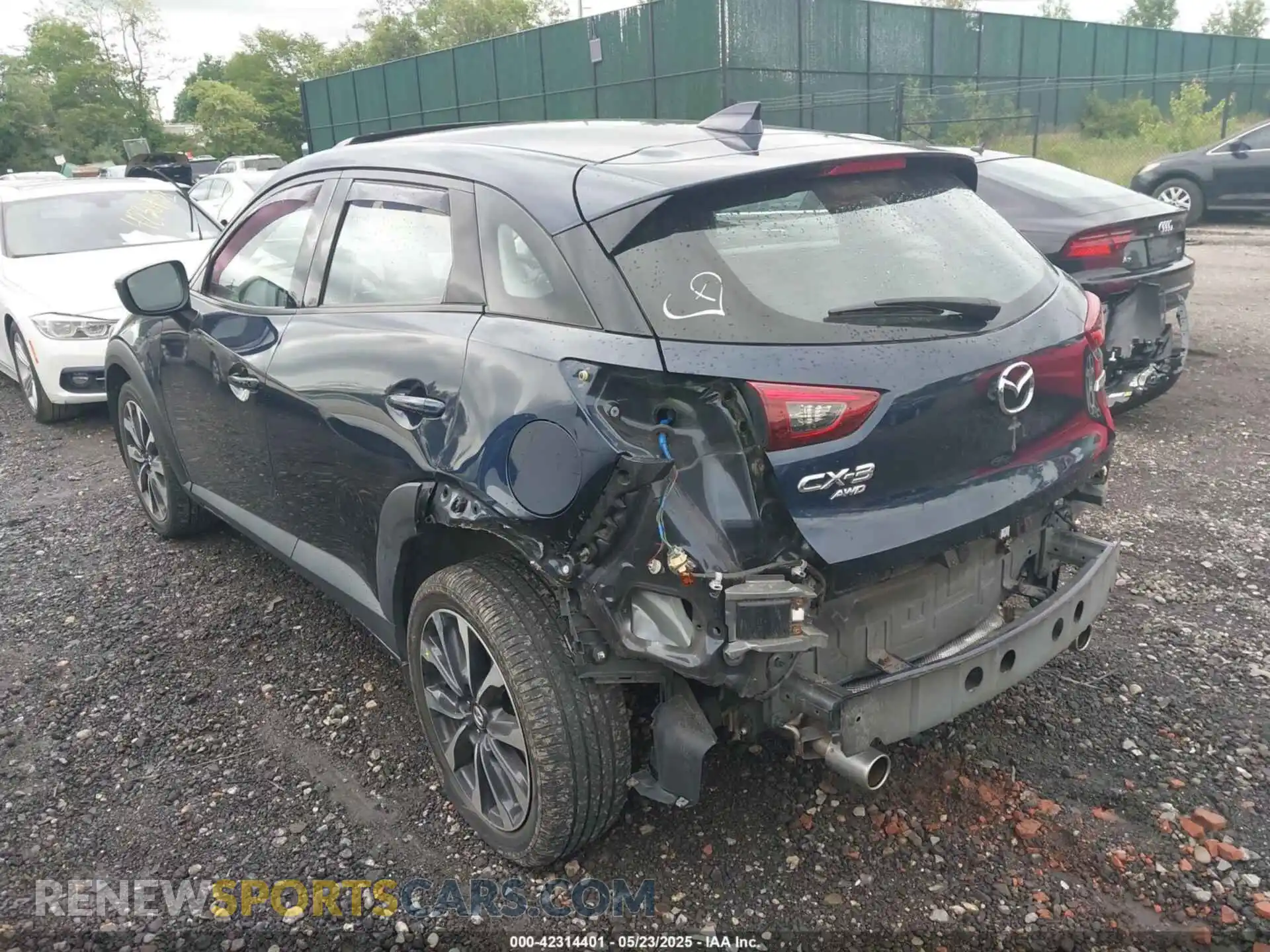 3 Photograph of a damaged car JM1DKFC76K0446440 MAZDA CX-3 2019