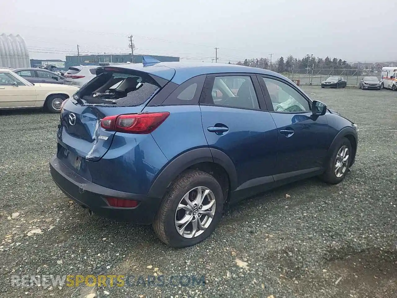 3 Photograph of a damaged car JM1DKFC78K0414606 MAZDA CX-3 2019