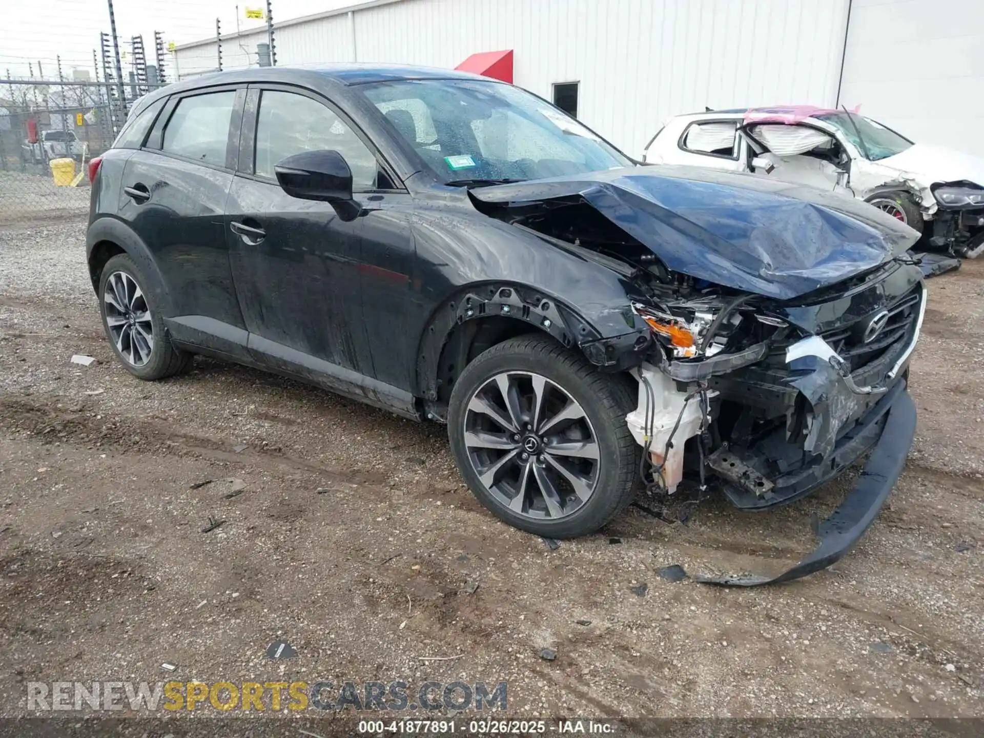 1 Photograph of a damaged car JM1DKFC79K0441751 MAZDA CX-3 2019