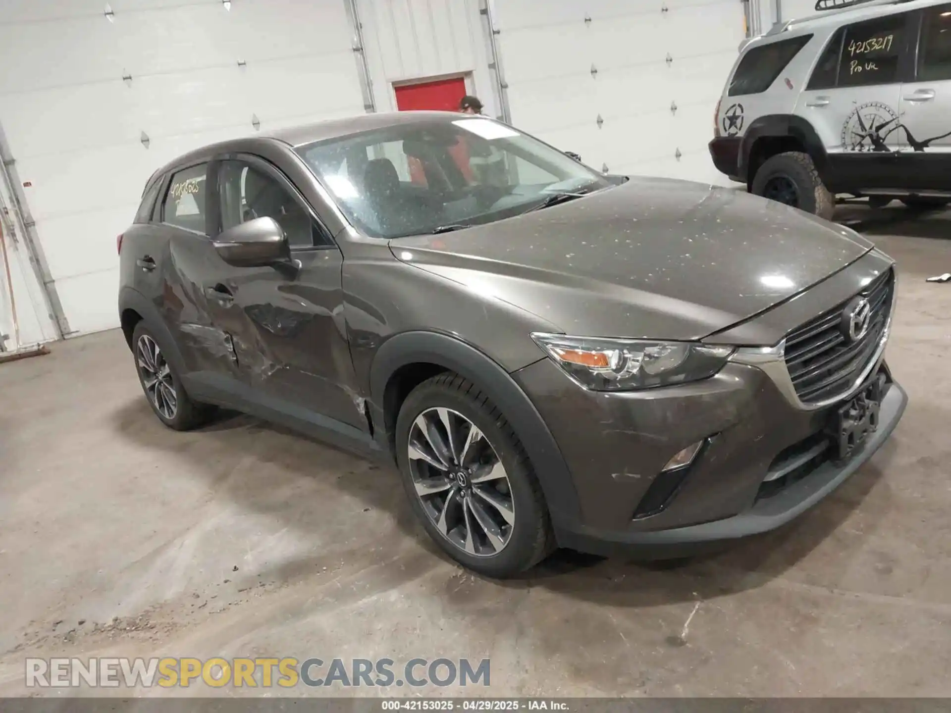 1 Photograph of a damaged car JM1DKFC79K0442432 MAZDA CX-3 2019