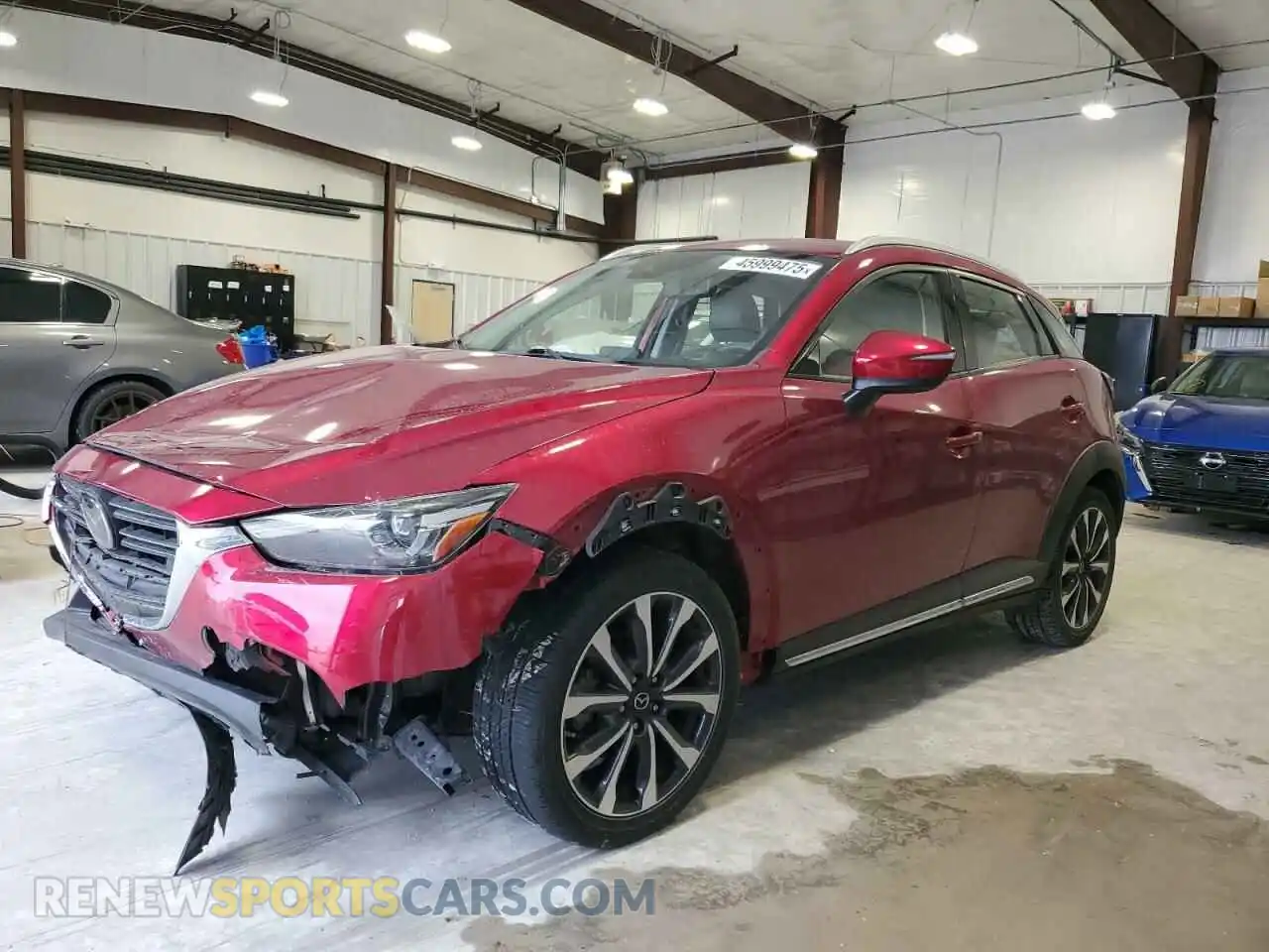 1 Photograph of a damaged car JM1DKFD70K0451020 MAZDA CX-3 2019
