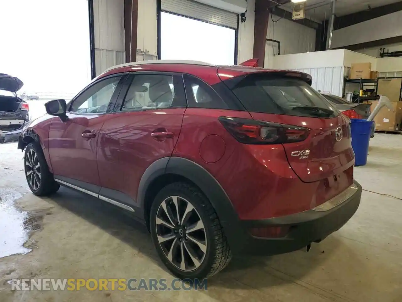 2 Photograph of a damaged car JM1DKFD70K0451020 MAZDA CX-3 2019
