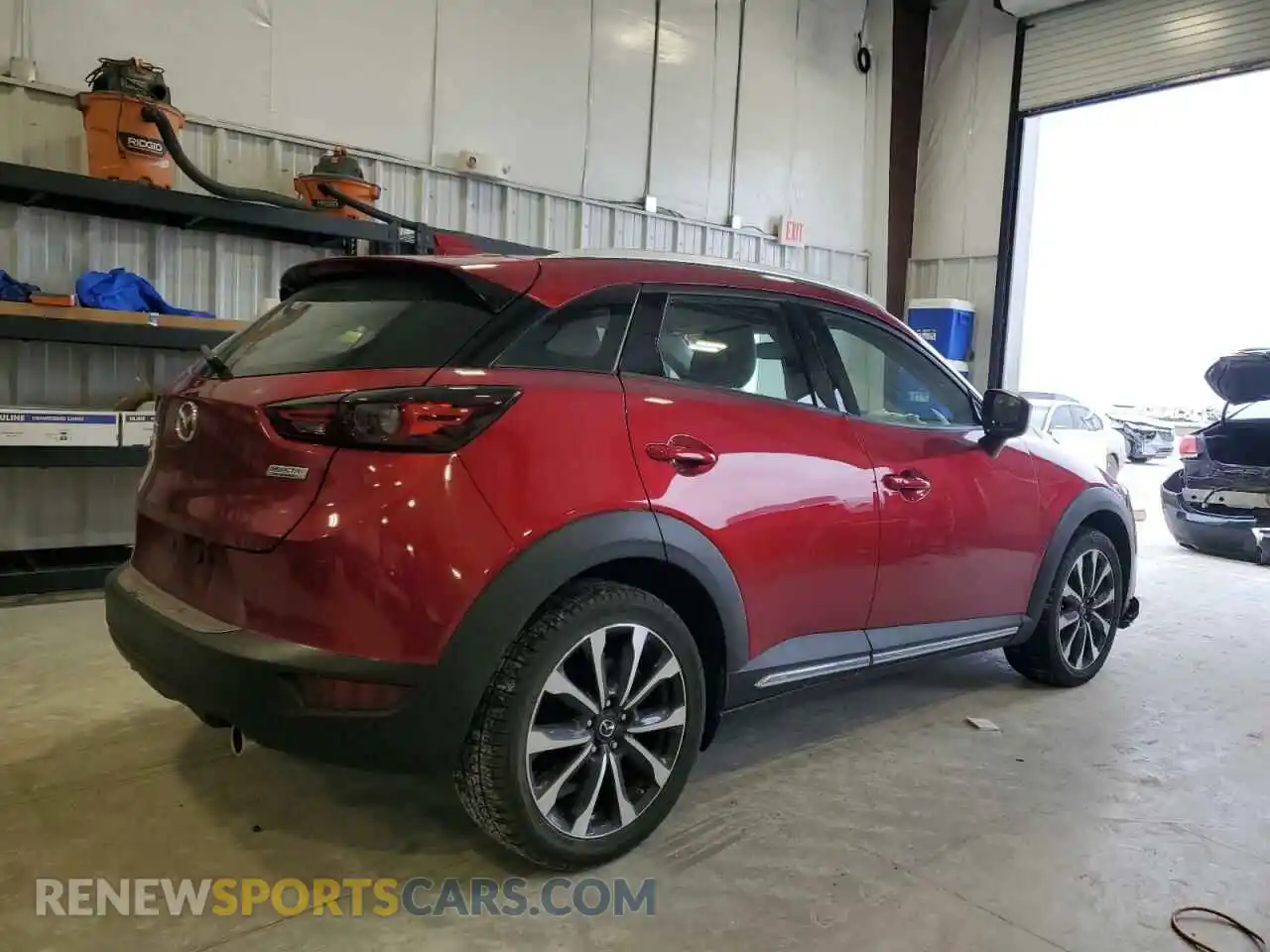 3 Photograph of a damaged car JM1DKFD70K0451020 MAZDA CX-3 2019
