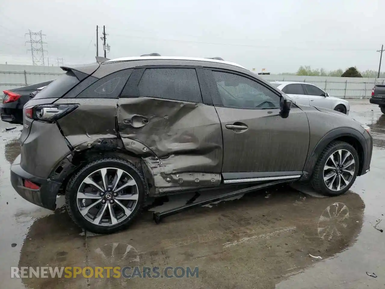 3 Photograph of a damaged car JM1DKFD77K0401716 MAZDA CX-3 2019