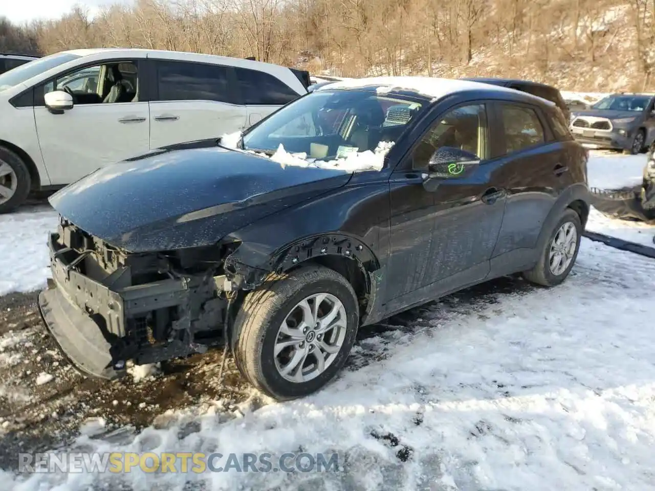 1 Photograph of a damaged car JM1DKDB70L1465082 MAZDA CX-3 2020