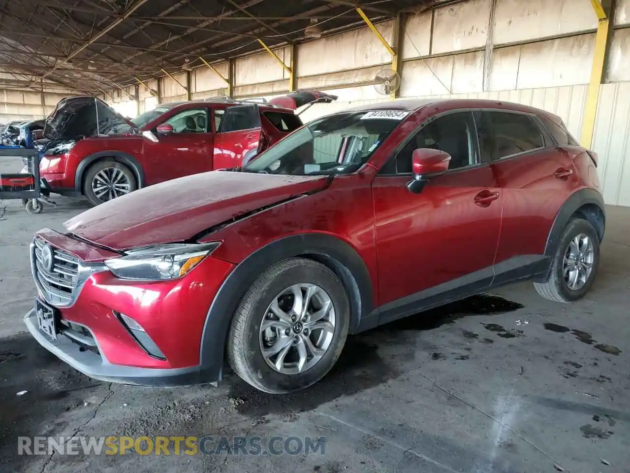 1 Photograph of a damaged car JM1DKDB73L1468137 MAZDA CX-3 2020