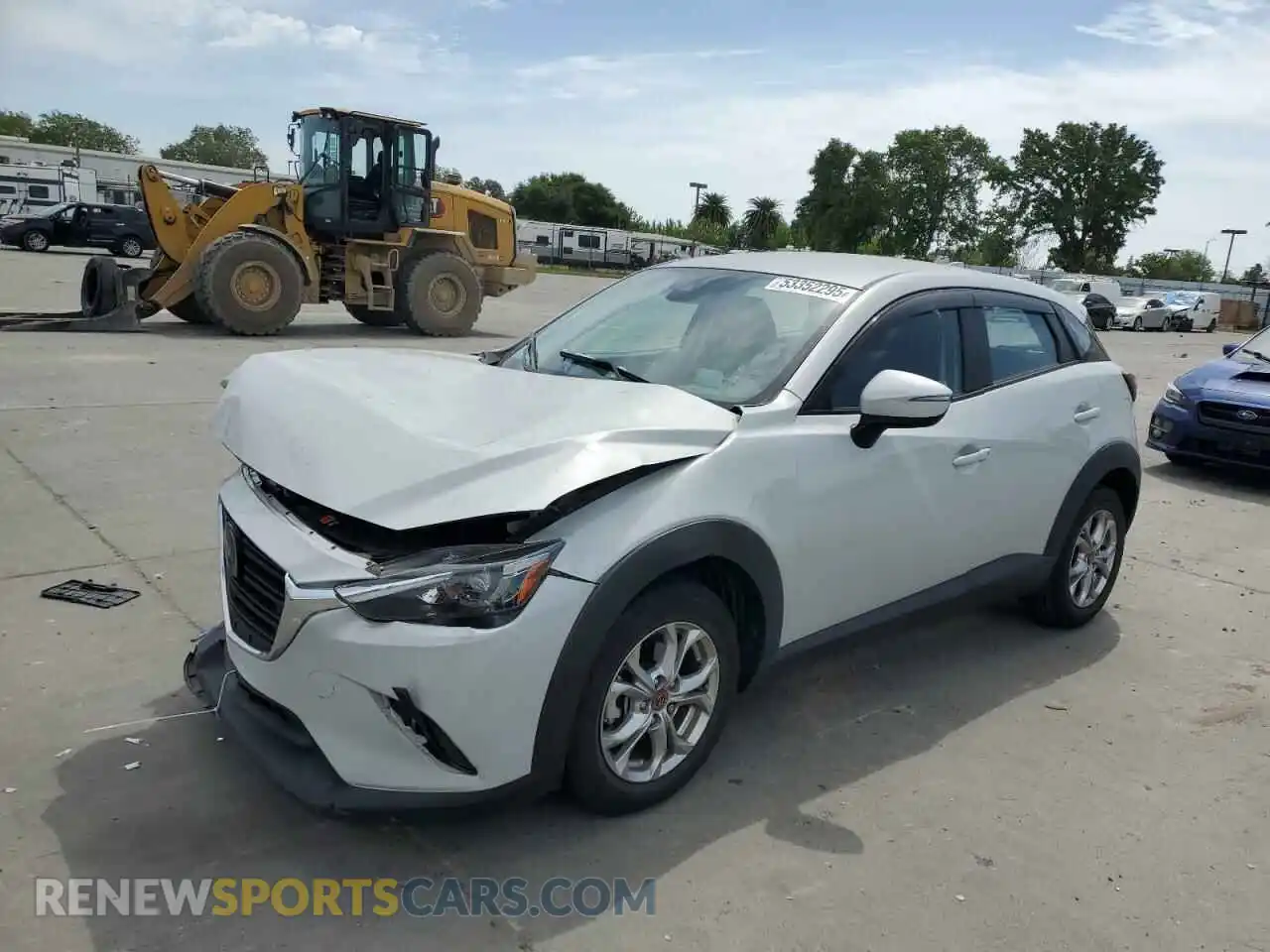 1 Photograph of a damaged car JM1DKDB74L1474321 MAZDA CX-3 2020