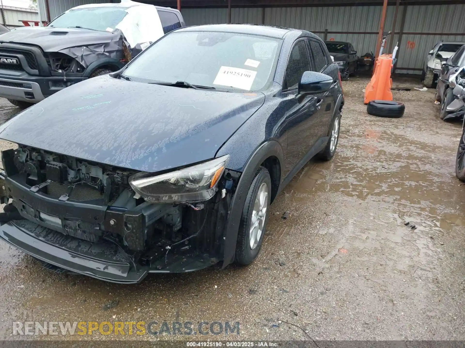 2 Photograph of a damaged car JM1DKFB78L1473491 MAZDA CX-3 2020