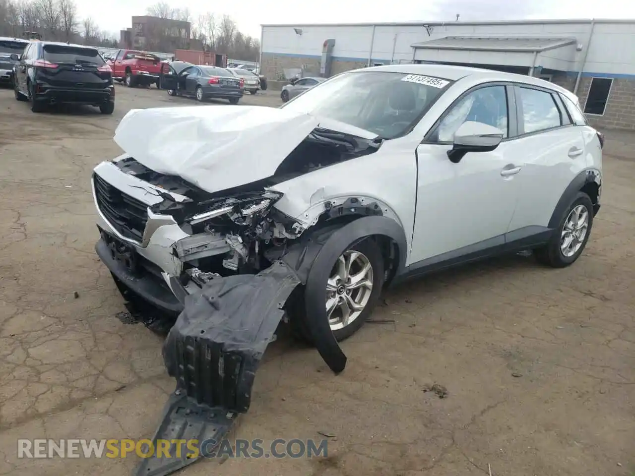 1 Photograph of a damaged car JM1DKFB7XL1475193 MAZDA CX-3 2020
