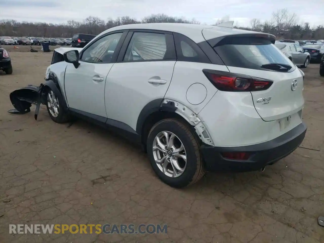 2 Photograph of a damaged car JM1DKFB7XL1475193 MAZDA CX-3 2020