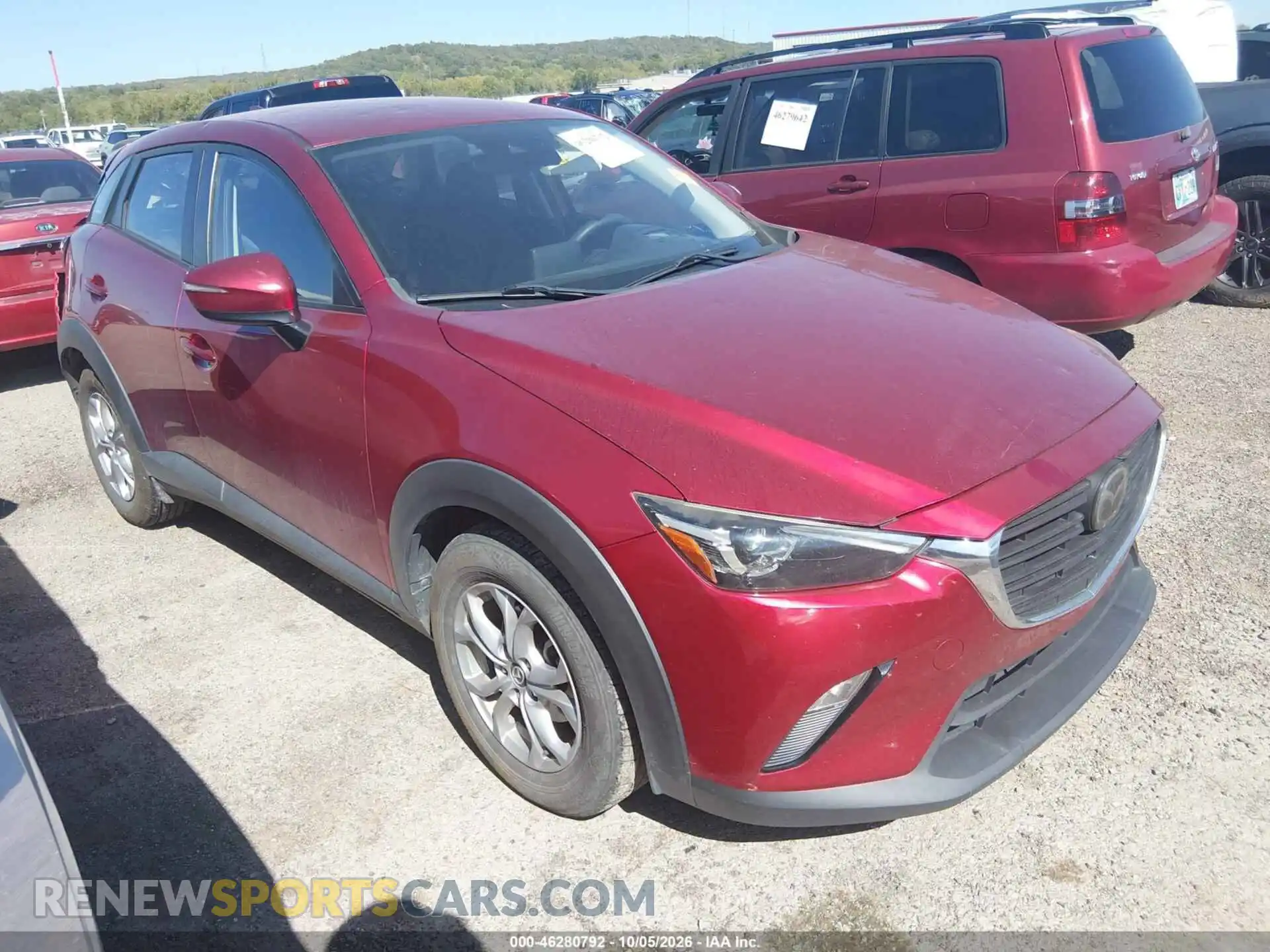 1 Photograph of a damaged car JM1DKDB70M1504528 MAZDA CX-3 2021