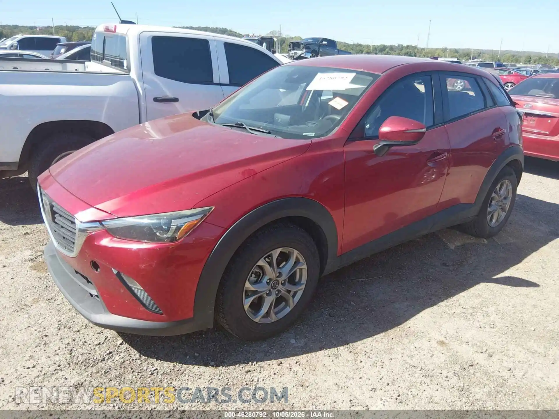 2 Photograph of a damaged car JM1DKDB70M1504528 MAZDA CX-3 2021