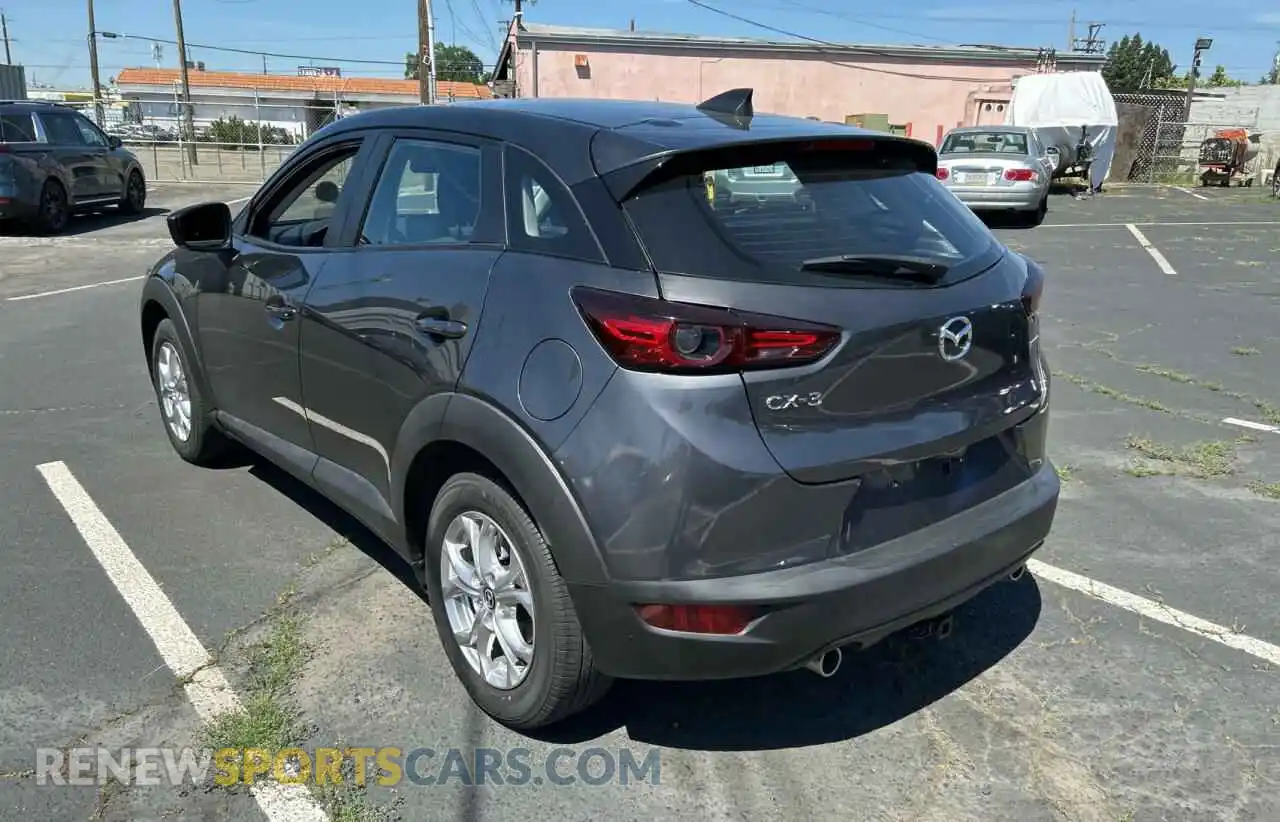 3 Photograph of a damaged car JM1DKDB72M1505132 MAZDA CX-3 2021