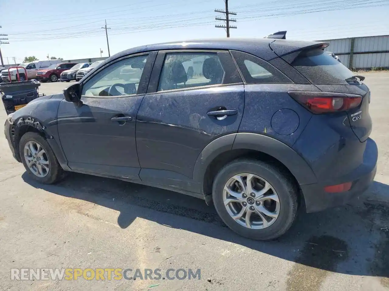 2 Photograph of a damaged car JM1DKDB74M1504354 MAZDA CX-3 2021