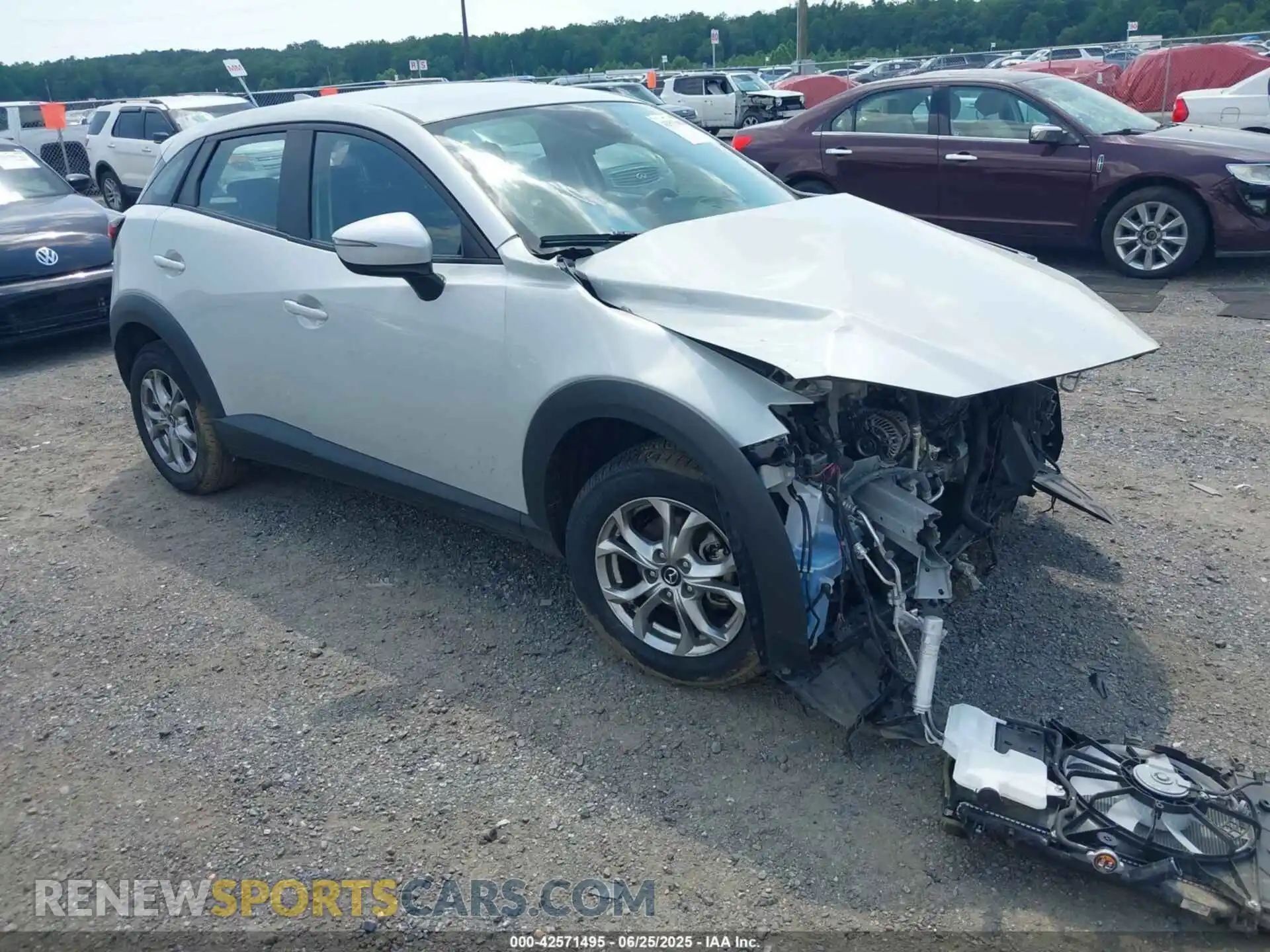 1 Photograph of a damaged car JM1DKDB75M1503455 MAZDA CX-3 2021