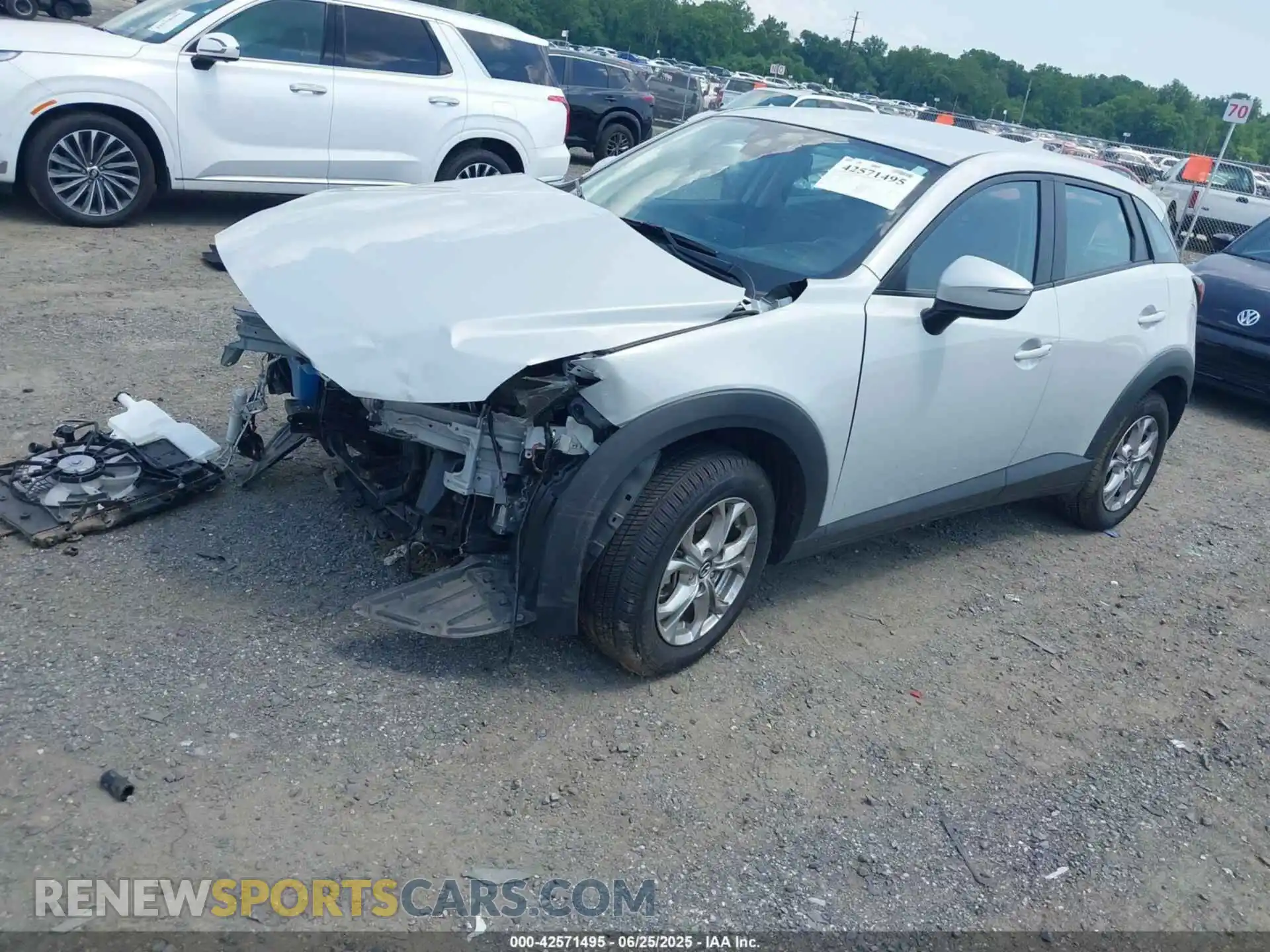 2 Photograph of a damaged car JM1DKDB75M1503455 MAZDA CX-3 2021