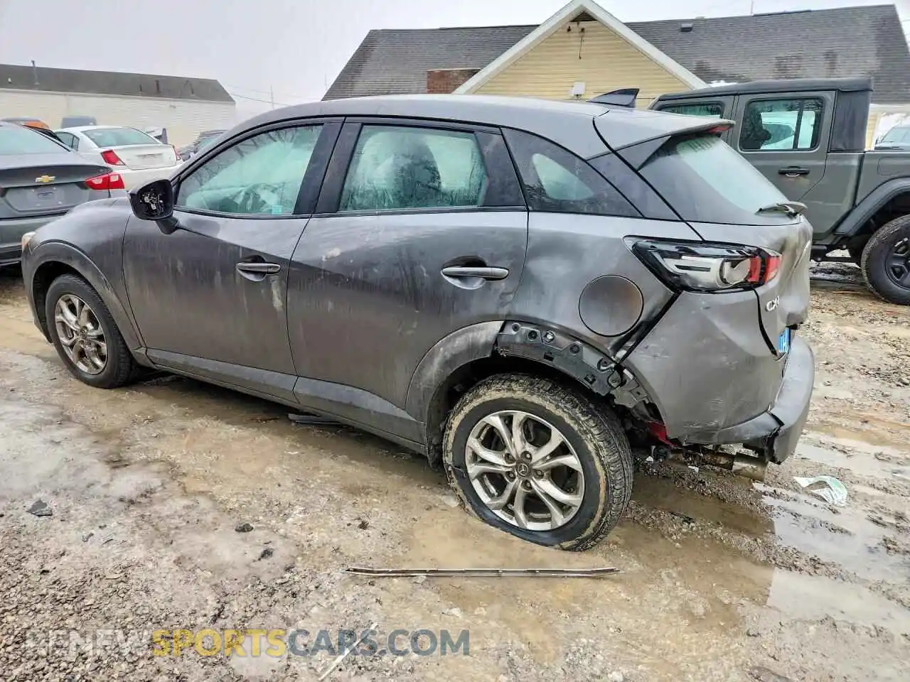 2 fotografías del automóvil dañado JM1DKDB76M1504355 MAZDA CX-3 2021