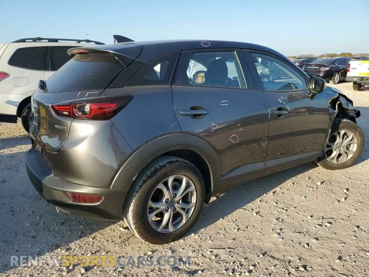 3 Photograph of a damaged car JM1DKDB77M1500573 MAZDA CX-3 2021