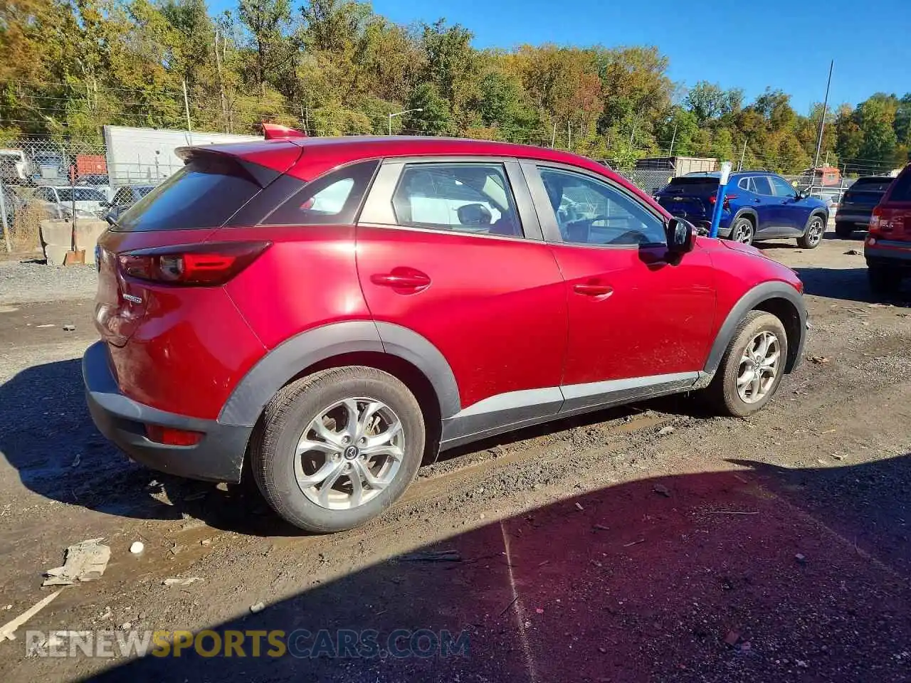 3 fotografías del automóvil dañado JM1DKDB77M1516580 MAZDA CX-3 2021