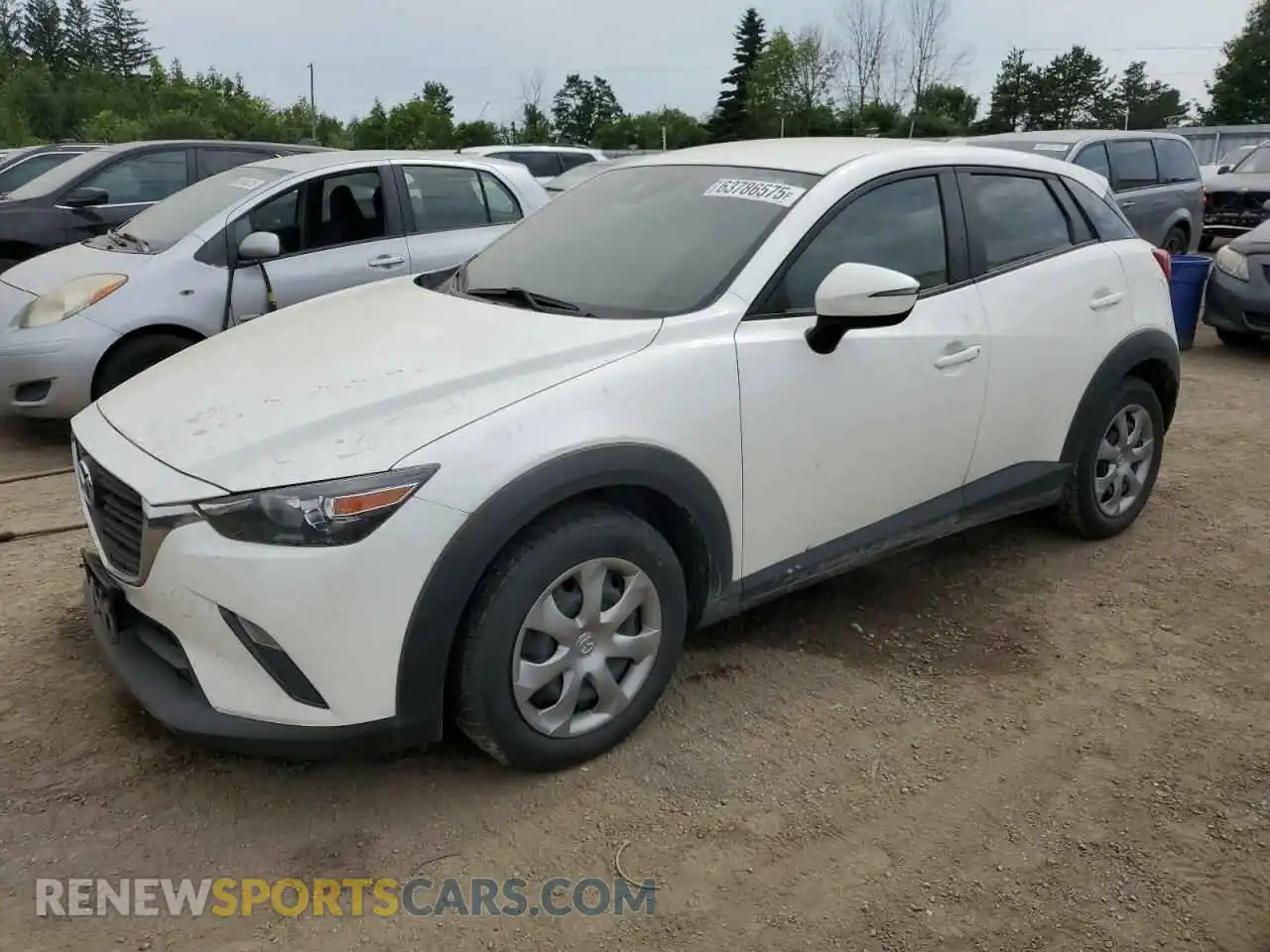 1 Photograph of a damaged car JM1DKDB78M1507905 MAZDA CX-3 2021