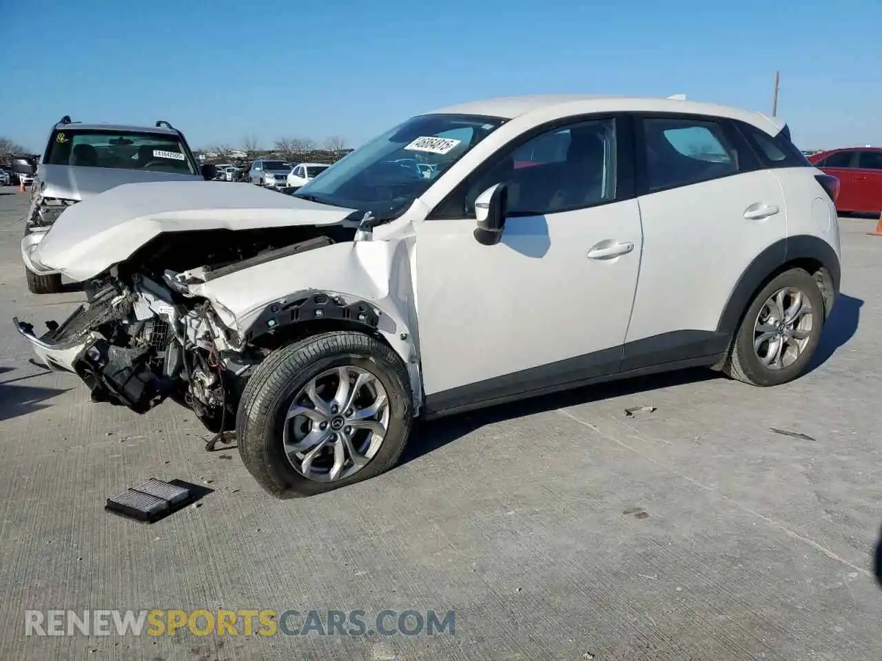 1 Photograph of a damaged car JM1DKDB78M1513641 MAZDA CX-3 2021