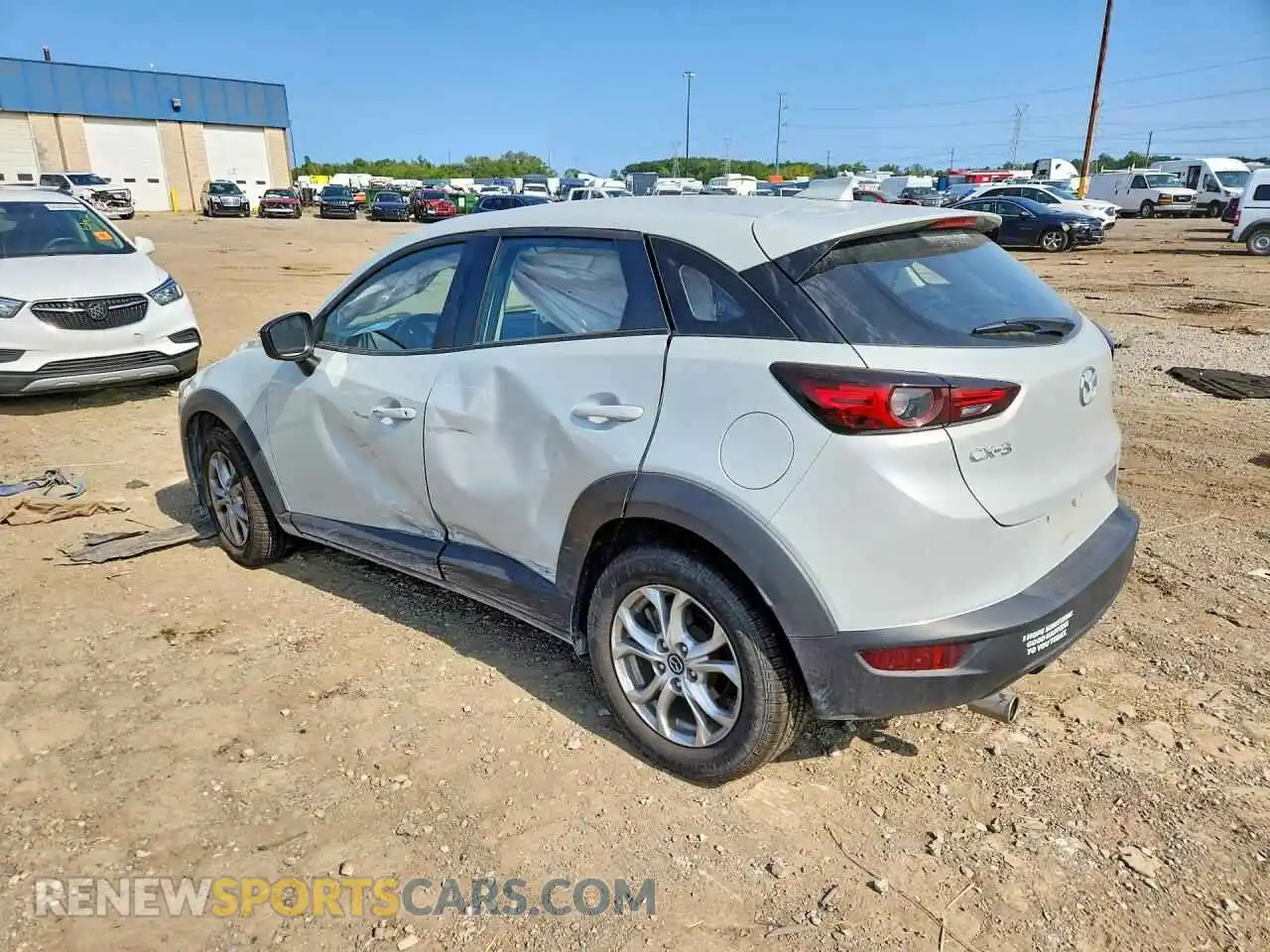 2 Photograph of a damaged car JM1DKDB79M1504706 MAZDA CX-3 2021